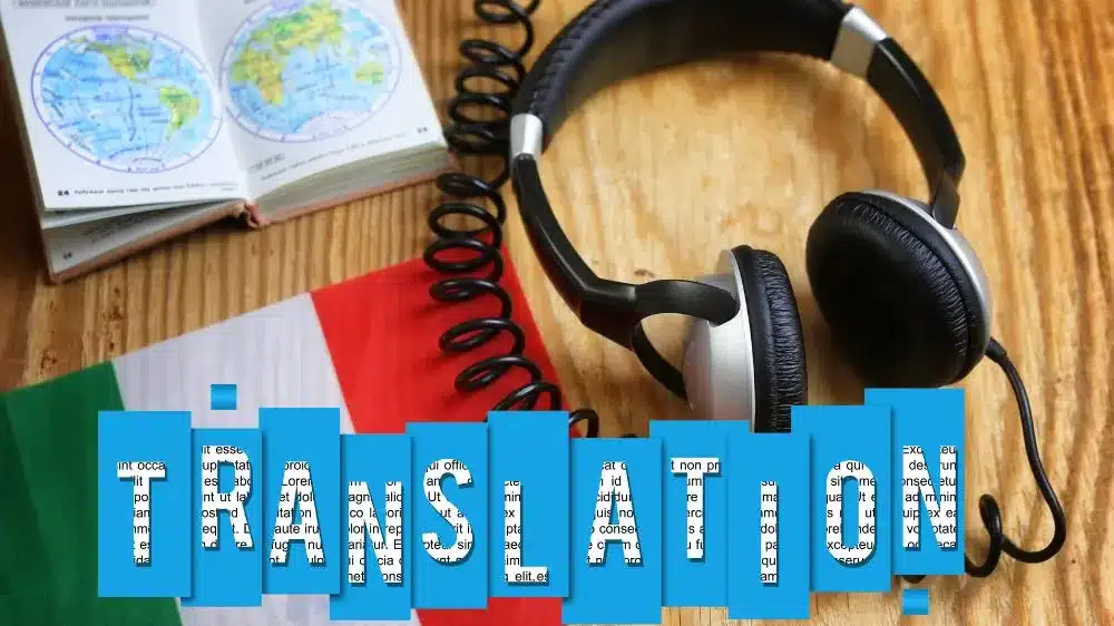 ترجمه من عربي الي ايطالي